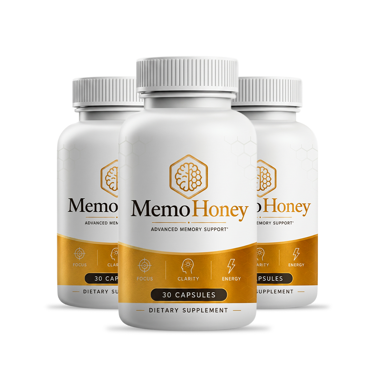 MemoHoney 3-bottle package