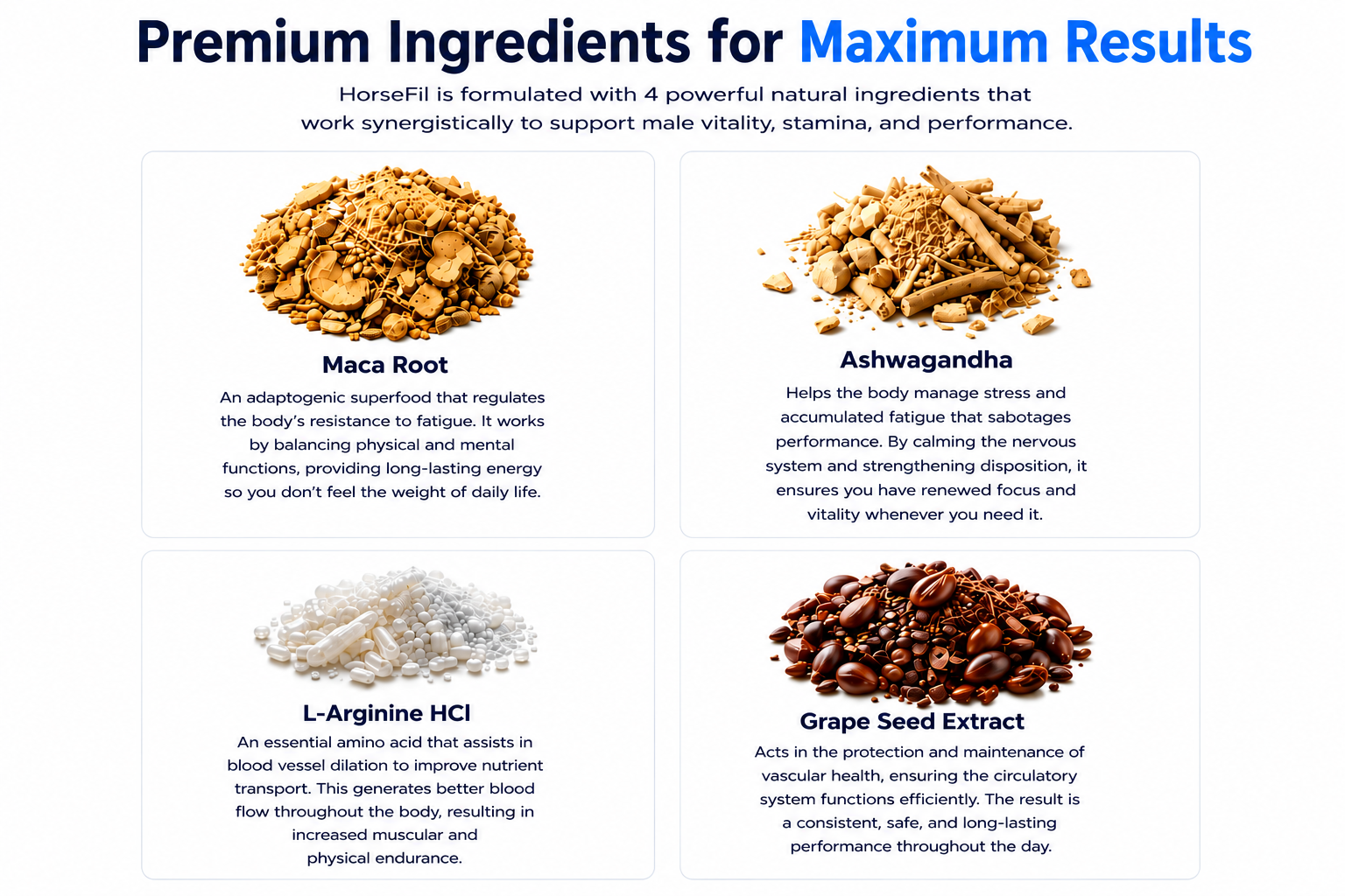 HorseFil key ingredients